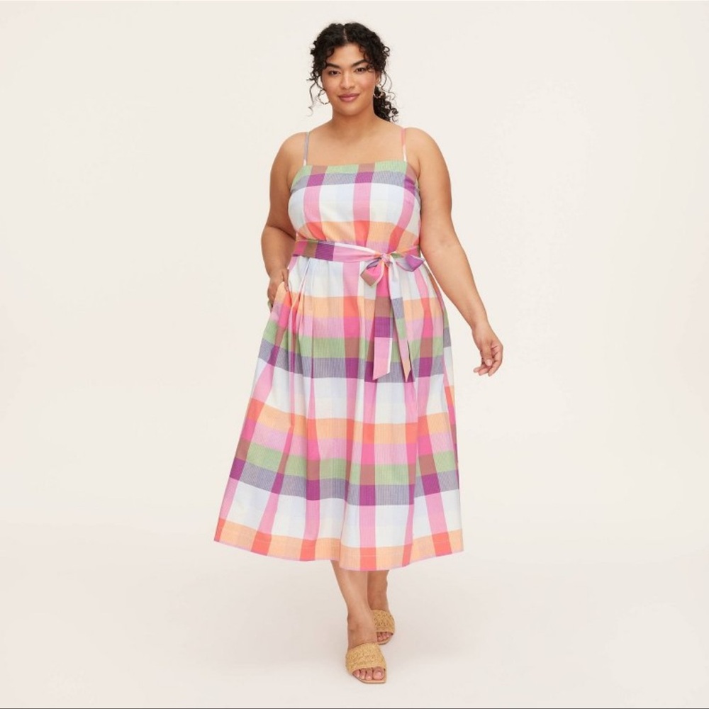 Kate Spade @ target Colorful Plaid Maxi Dress